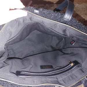 Black teddy bear purse